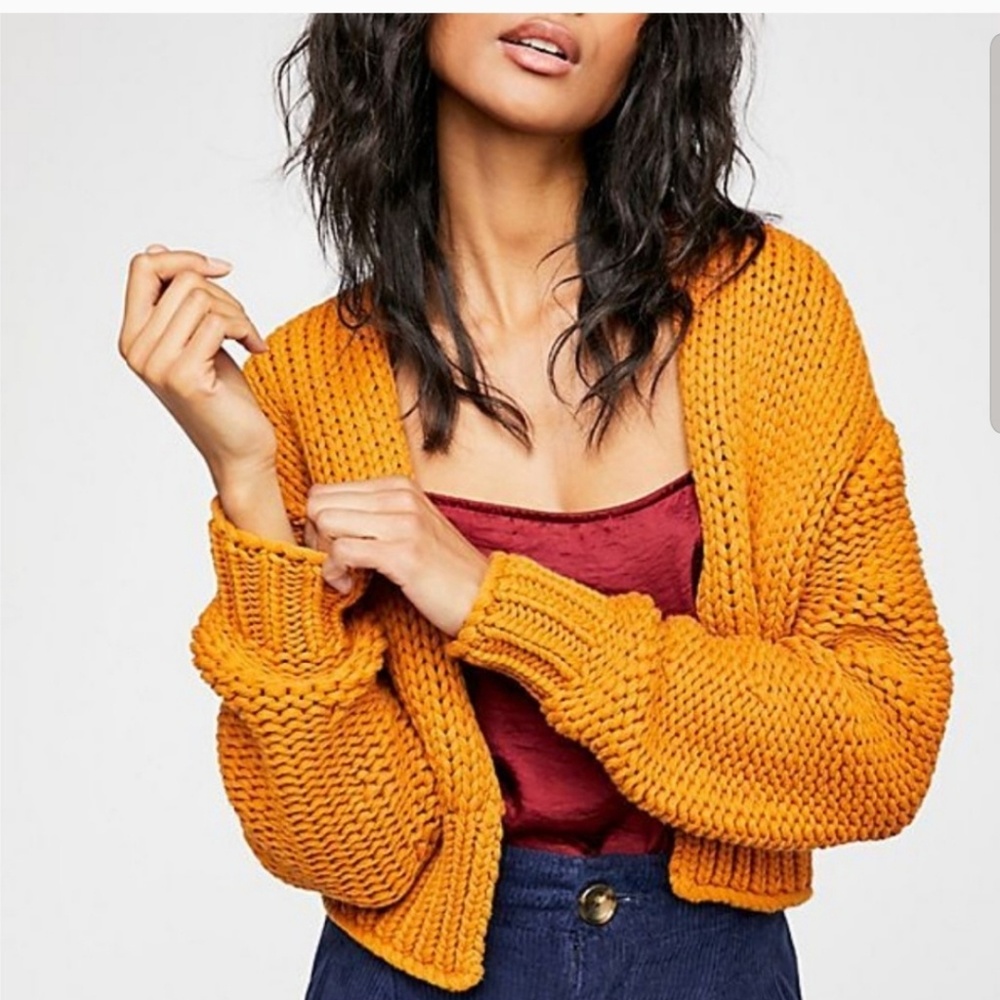 Free People Glow For it Cardi size xs